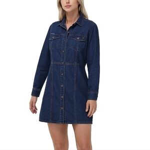Frye Denim Button-Up Dress